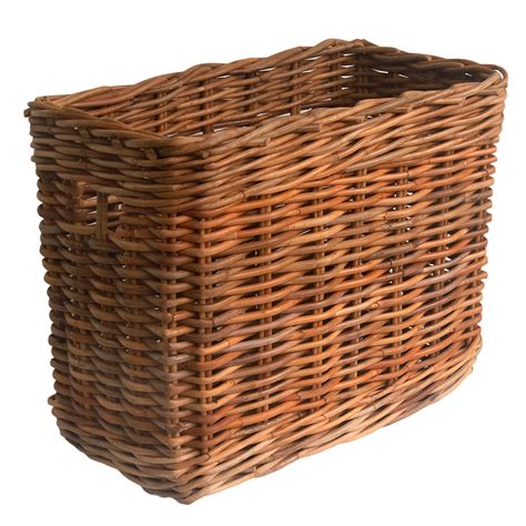 tall skinny wicker basket